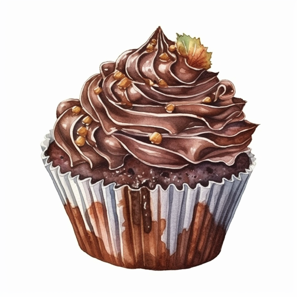 cartoon cupcakes clipart