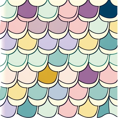 roof pattern texture, texture graphic, clipart style, vector, logo, cute, golden, purple, teal, pink, lite blue, picture book style, children's lesson book, captivating, kid friendly cute character, black and white, coloring book style, cartoon style, vector image, simple, line art style, character, white background