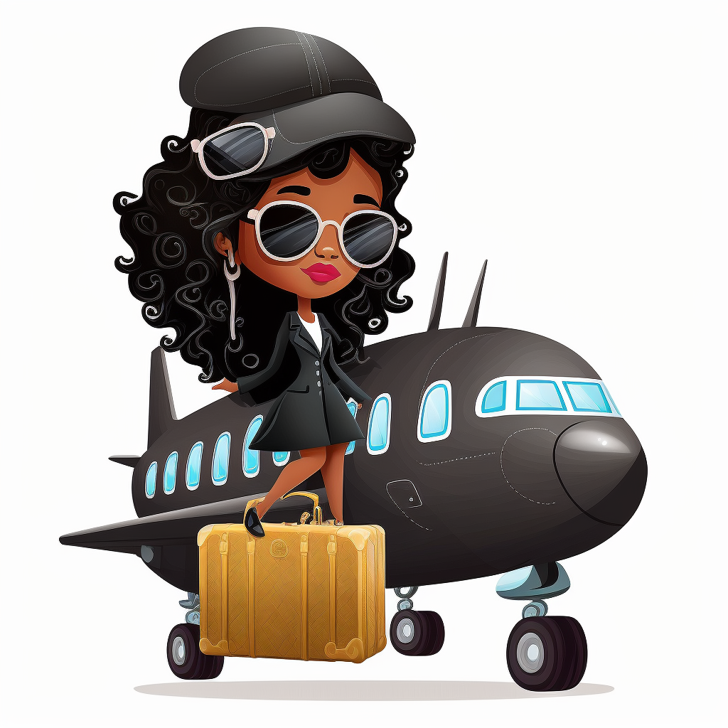black airplane cliparts