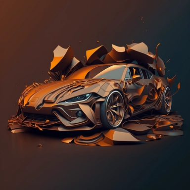 car unreal engine, vector, sharp focus, super detailed, illustration, 16:9, v4, q2, 16k, High quality, clipart style