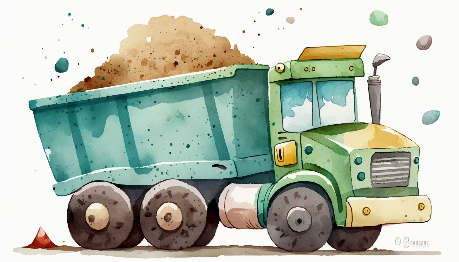 dump truck clipart