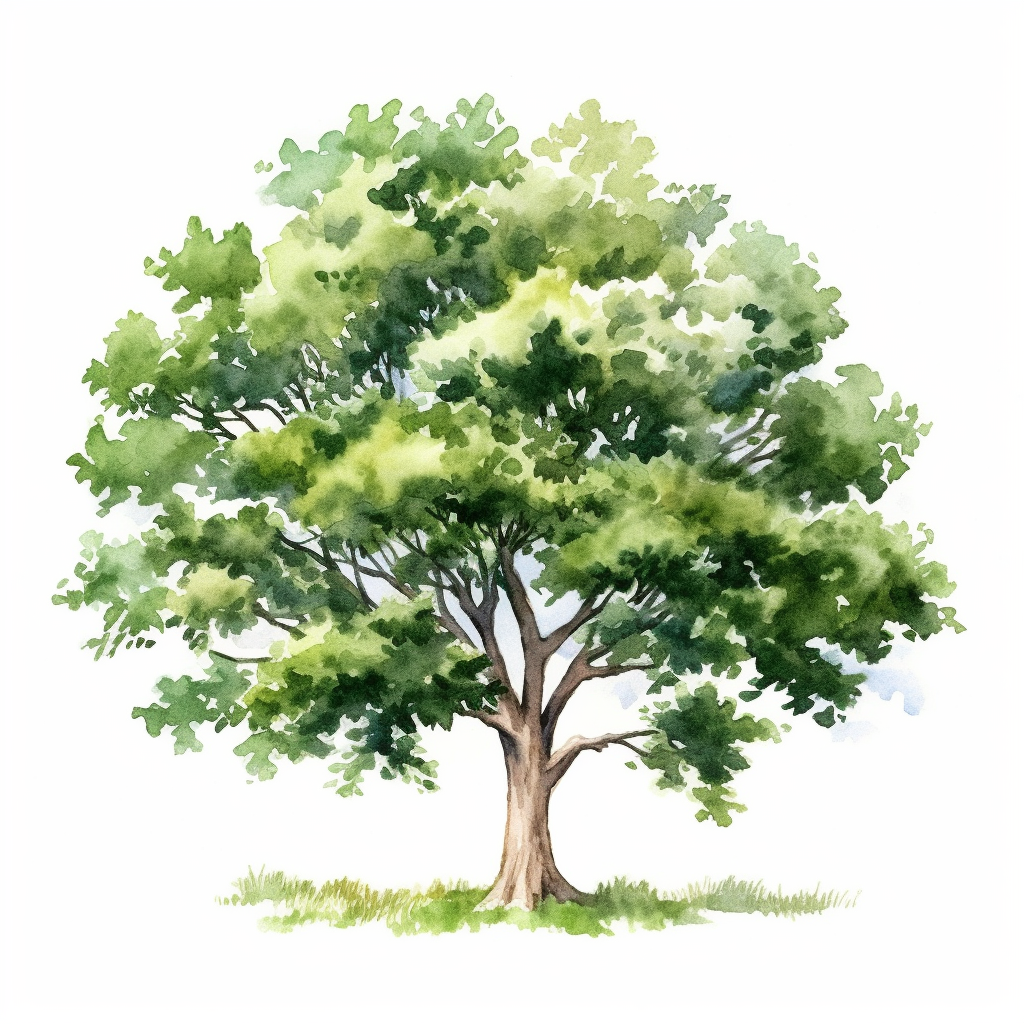 oak tree clipart