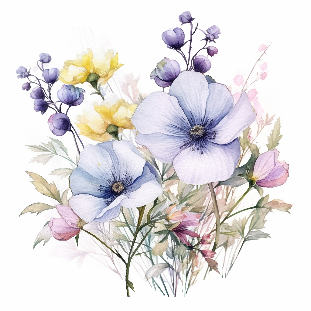 flower outline cliparts
