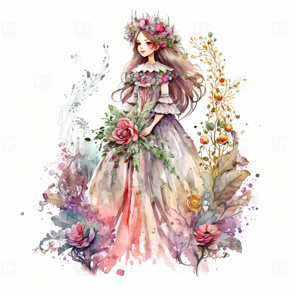 beautiful princess cliparts