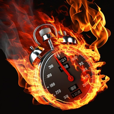 clipart financials burning cash reduce cost sales pipiline stopwatch, block chart with reduced cost