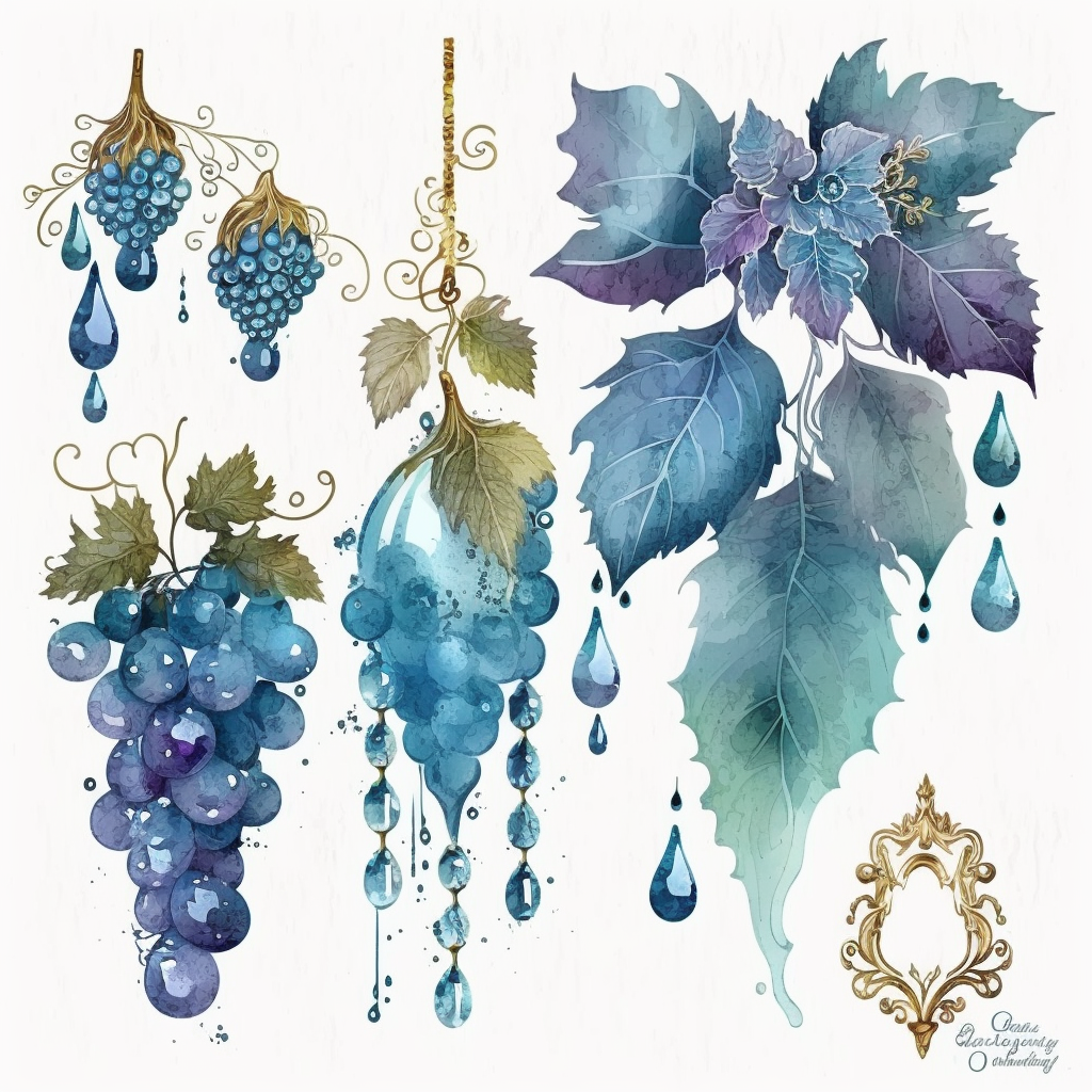 blue icicle cliparts