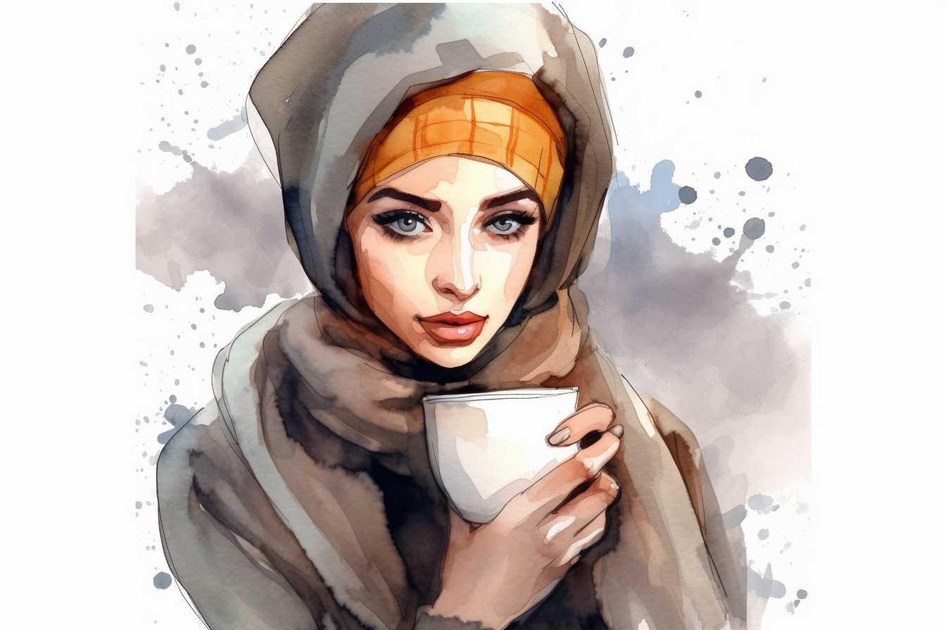 drinking coffee cliparts