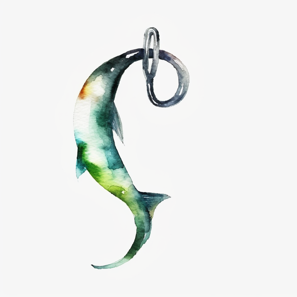 fishing hook clipart