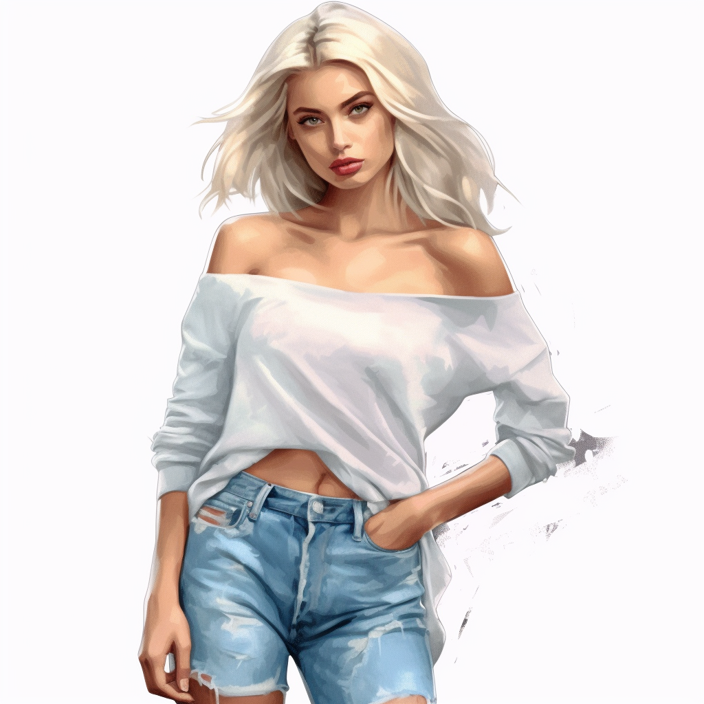 blonde haired cliparts