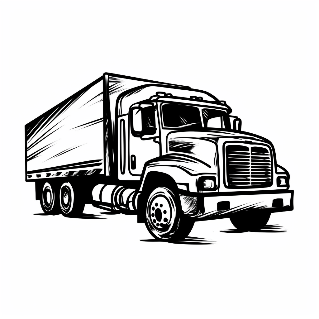 black truck cliparts