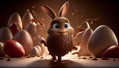 easter eggs gently sink into liquid chocolate, strawberry, chocolate bar, chocolate eggs, photo clipart, background, delicious, studio photographic light, many intricate details, harmonious composition, volumetric lighting, professional luxury food photographer, photographic lighting + f2. 8 80mm lens, lots of intricate details, canon, sharp focus, ureal photo realism, hyper-realism