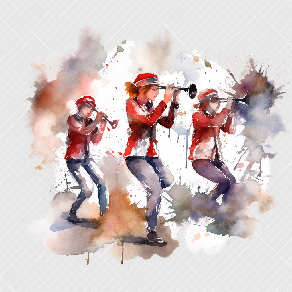 marching band clipart