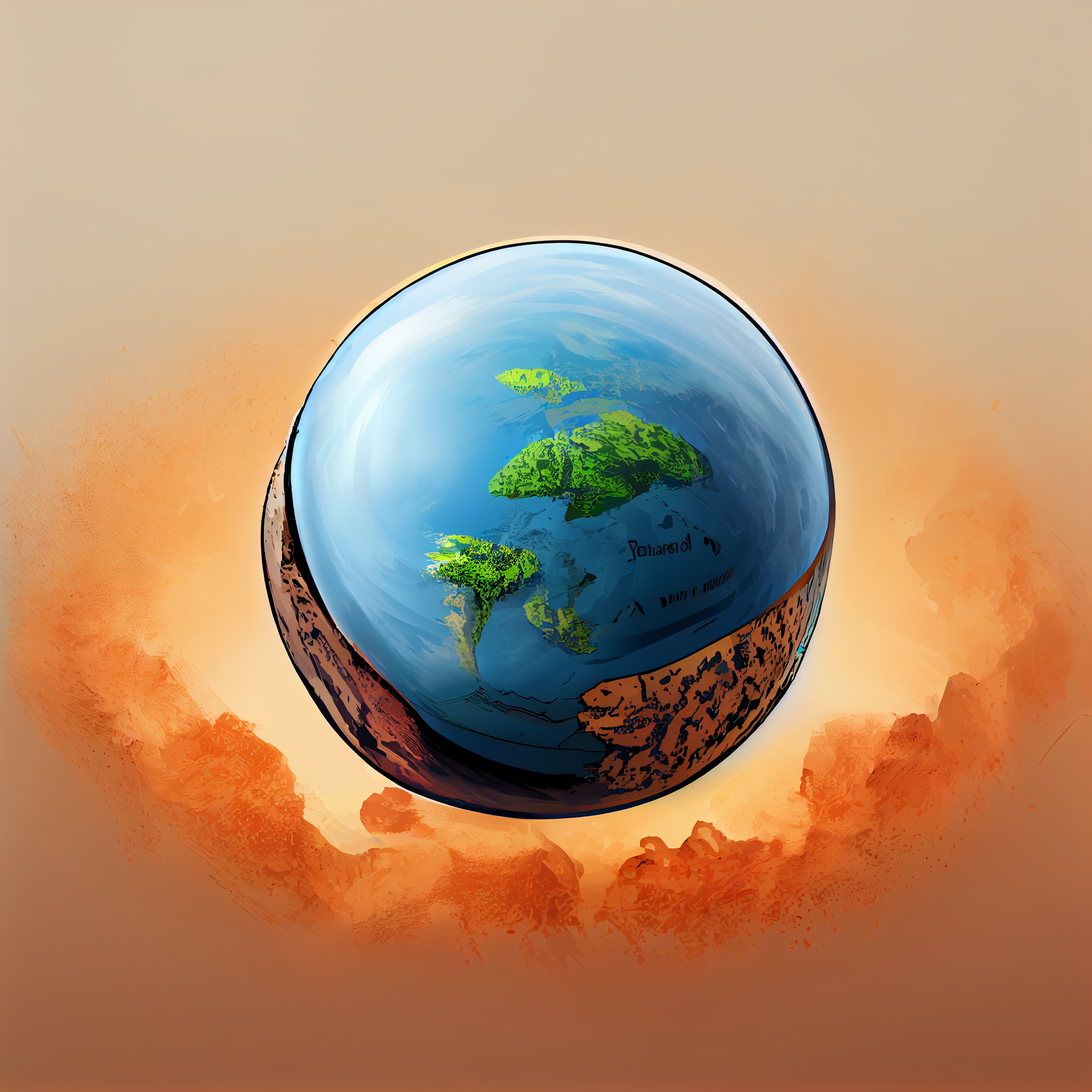 earth globe clipart