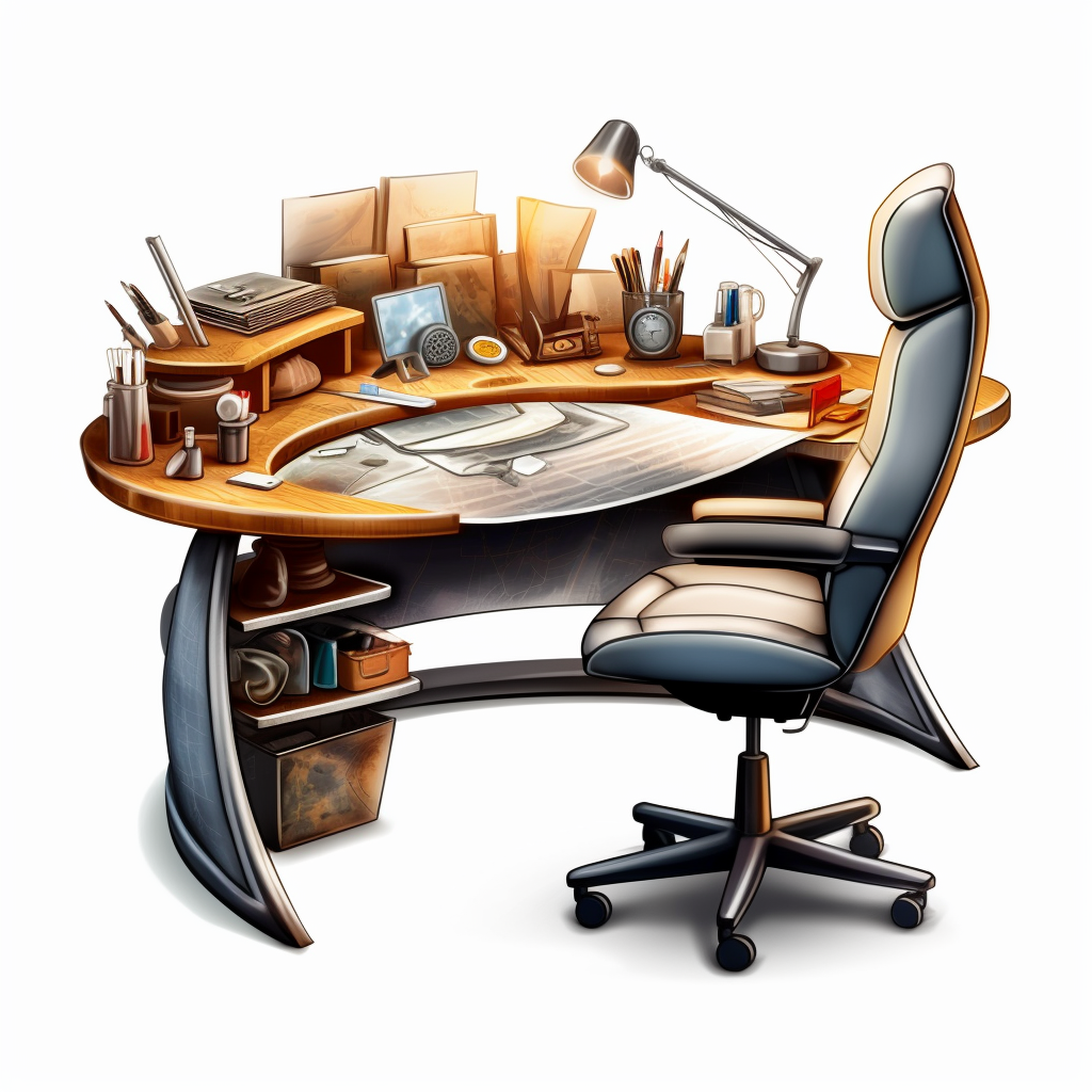 office desk clipart