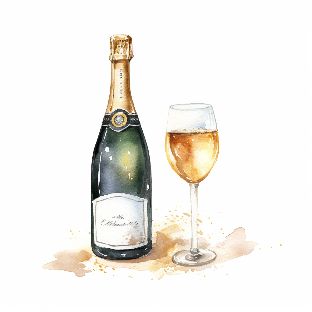 champagne bottle cliparts