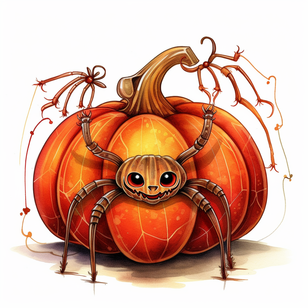 cute spider clipart