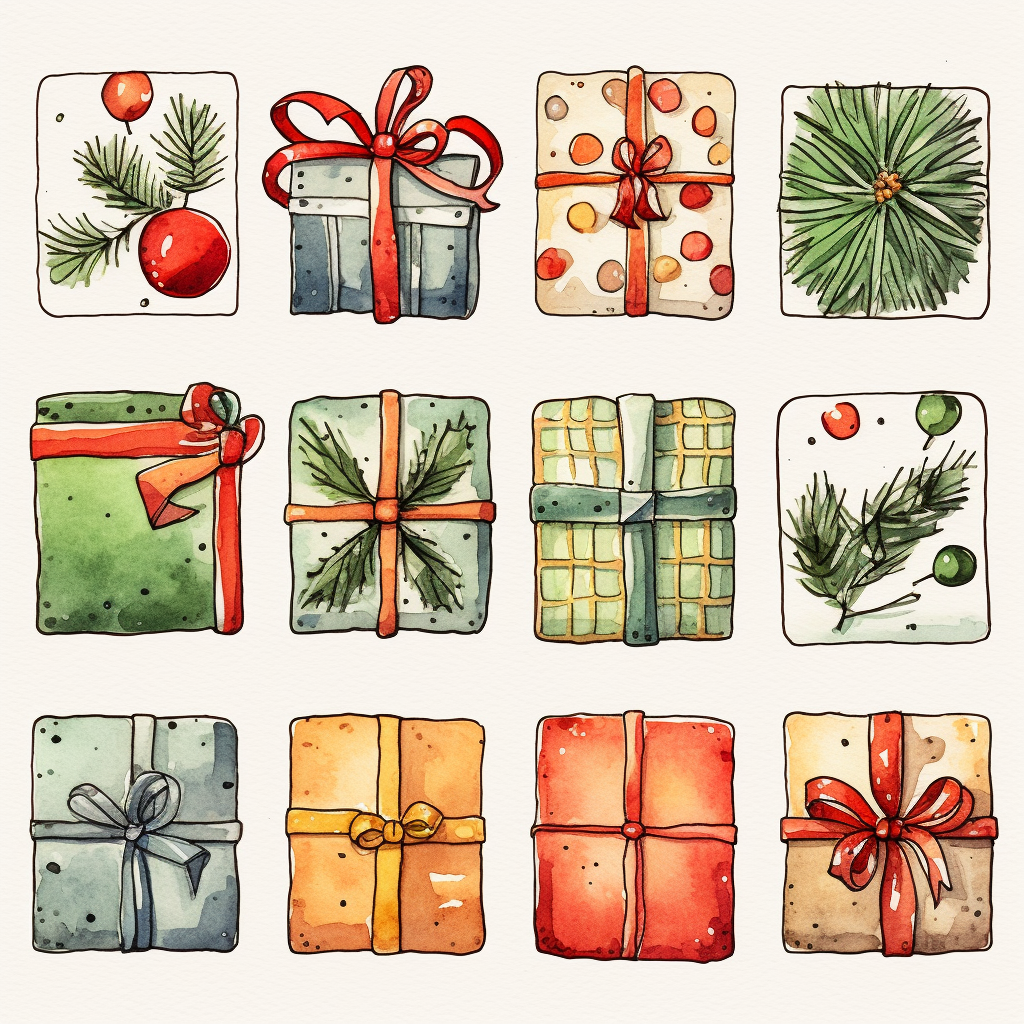 christmas mistletoe cliparts
