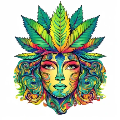 Embark on a mind-bending journey with a psychedelic cannabis clipart collection that merges vibrant colors, intricate patterns, and the iconic cannabis leaf. Visualize a captivating assortment of cannabis-themed clipart, infused with psychedelic aesthetics. Each clipart image showcases the distinctive shape of the cannabis leaf adorned with mesmerizing patterns, vivid colors, and trippy elements. Let the psychedelic colors burst forth, creating an explosion of vibrant hues that evoke a sense of 
