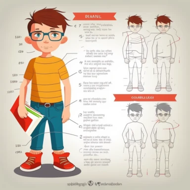 male child basic learning method, full body, cartoon, vector, sharp focus, super detailed, illustration, 16:9, v4, q2, 16k, High quality, clipart