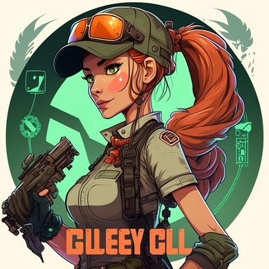 clever girl, Game Developer, coding bootcamp, workshop, vr headset, gauges, virtual reality, poster, vector, 2d illustration, clipart, few colors