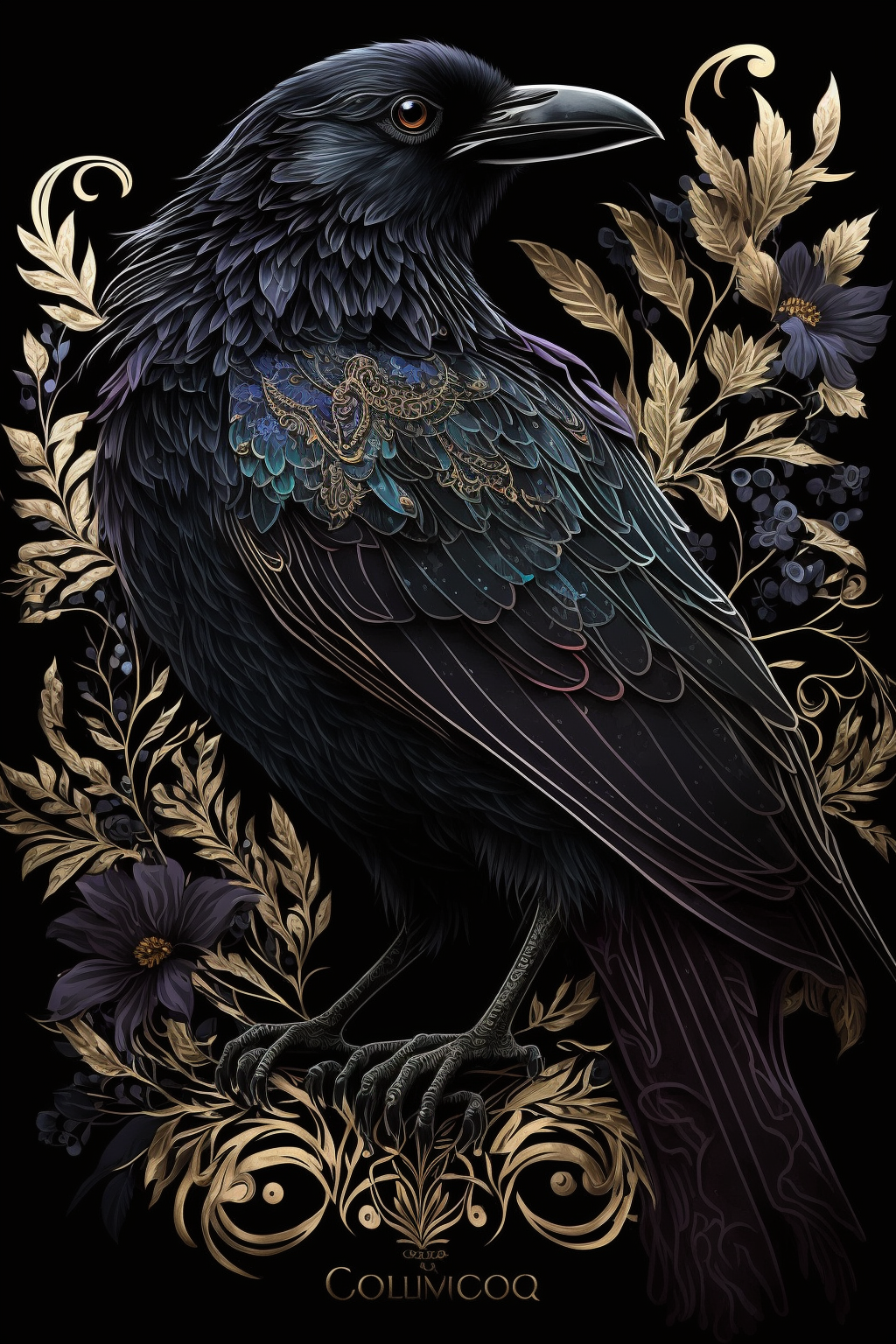 crow bird cliparts