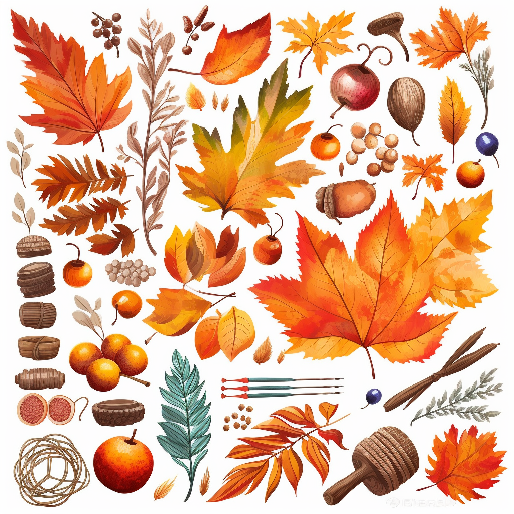 fall wreaths cliparts