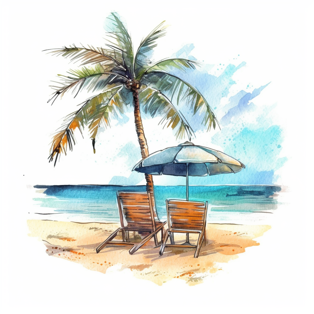 coconut tree clipart