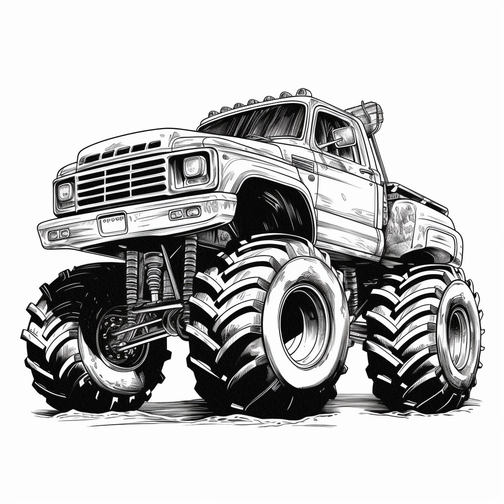 black truck cliparts