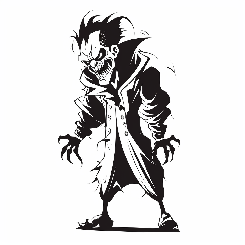 halloween clown cliparts