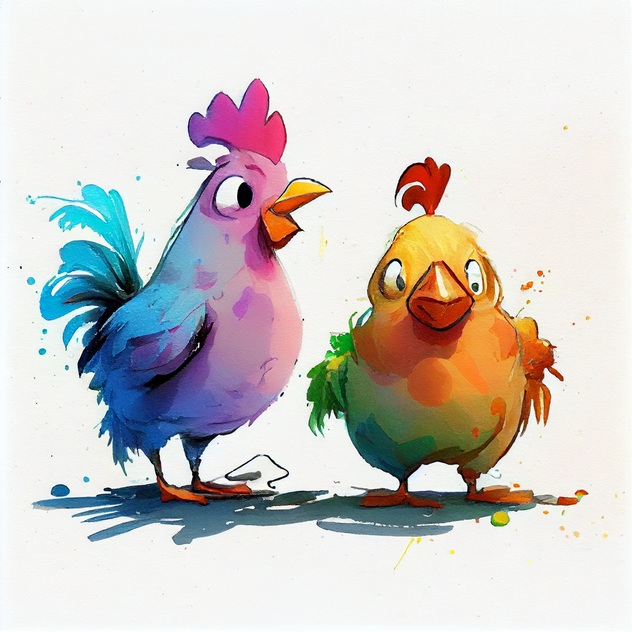 hen clipart black and white