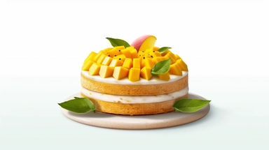 a mango cake sublimation clipart, detail, illustration style, high solution, white background, 4k photo-realistic, ultra sharp, ultra sharp focus, ultra detailed focus, simplicity, higher coherence, minimalism, ultra detailed, hyper realistic details, beautiful, modern, OC rendered, 32k uhd , insane details, intricate details, Photoshoot, Depth of Field, captured with Phase One XF IQ4 camera , 200 Mega Pixel lens,