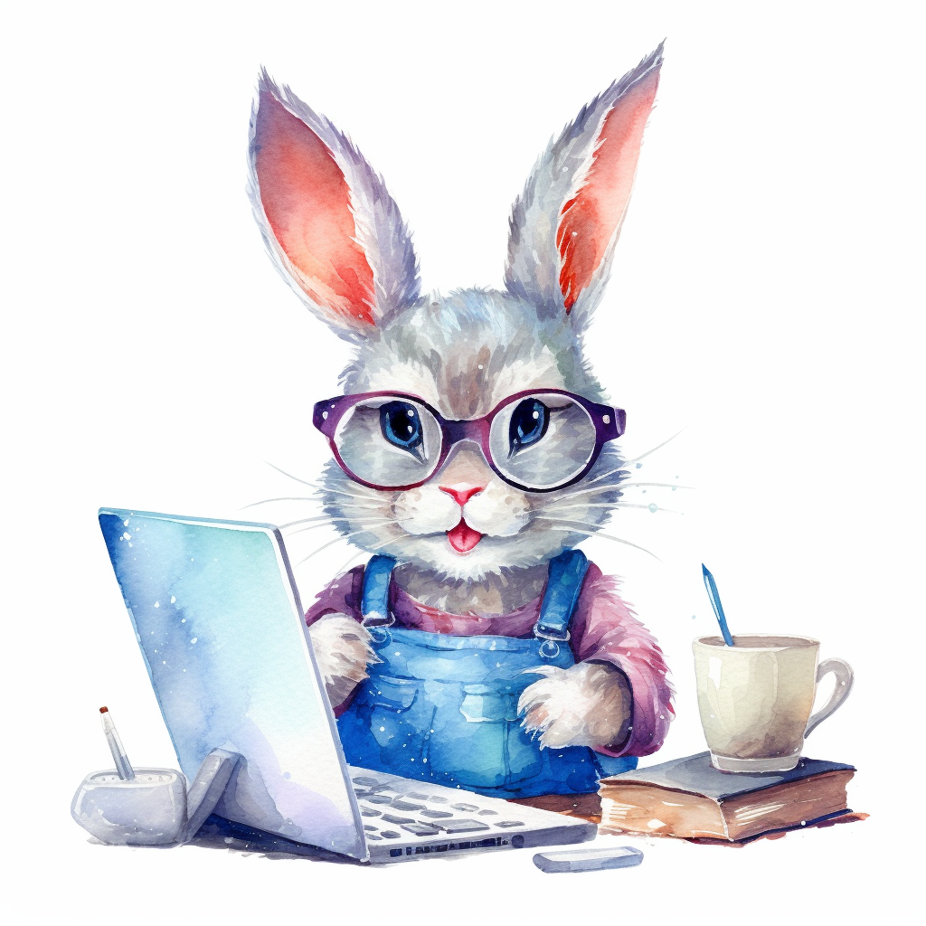 funny bunny cliparts