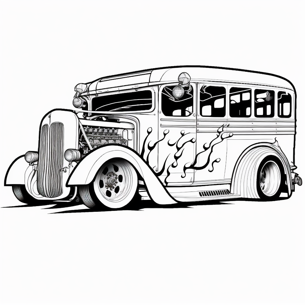 hot rod clipart