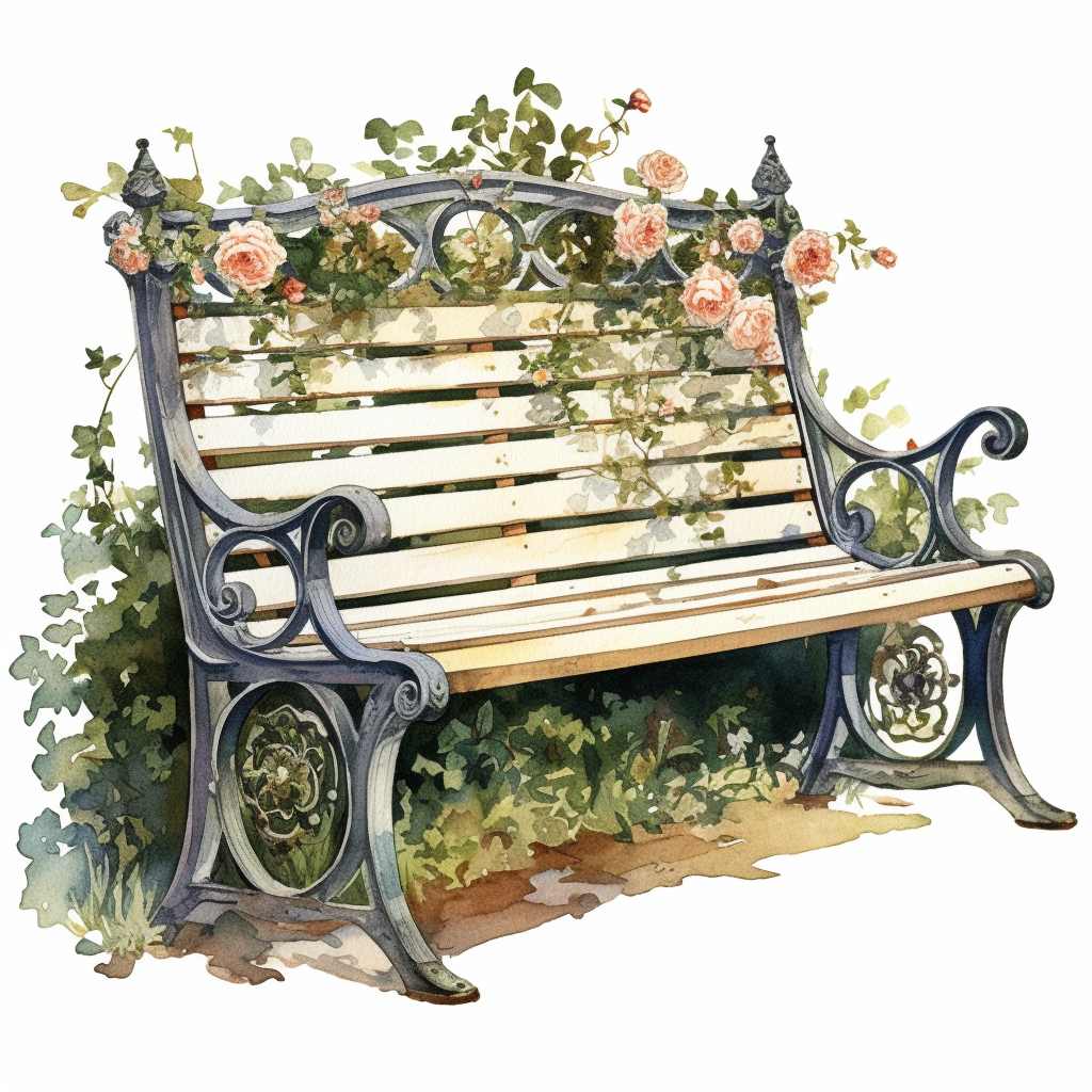 antique garden cliparts