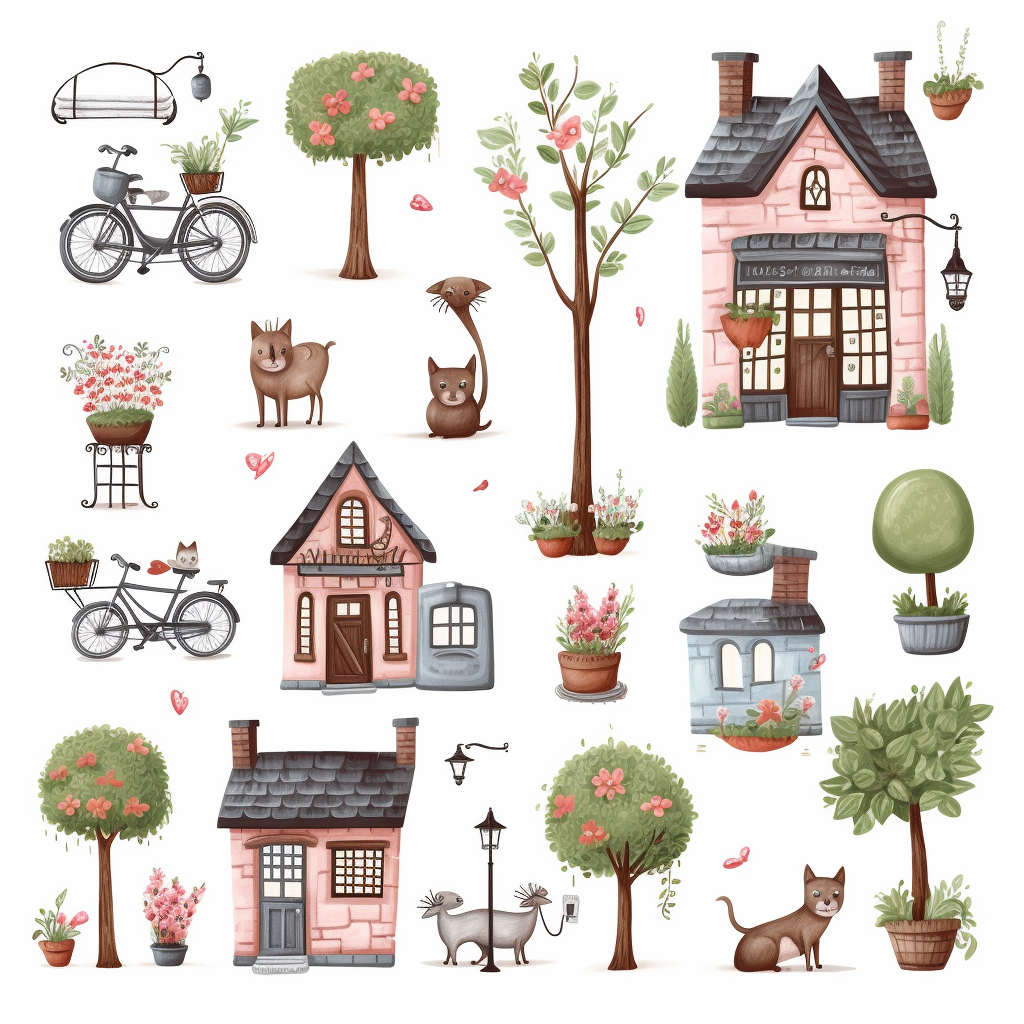 cute lamp cliparts