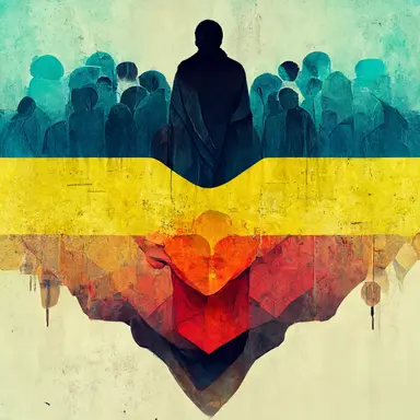ethics, morality, moral psychology, value judgment, right and wrong behavior, ethics and christianity, people on streets, vector clipart, digital painting artwork 8k octane, simple digital illustration