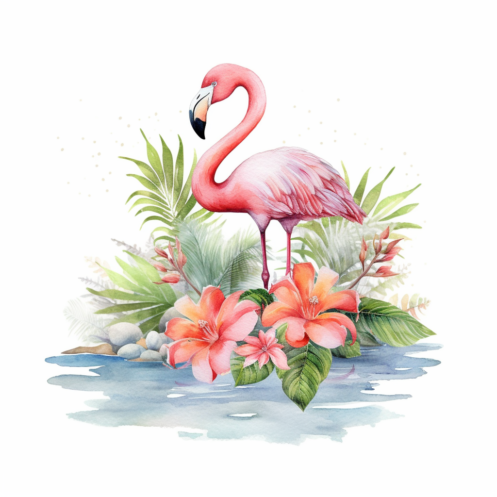 beach flower cliparts