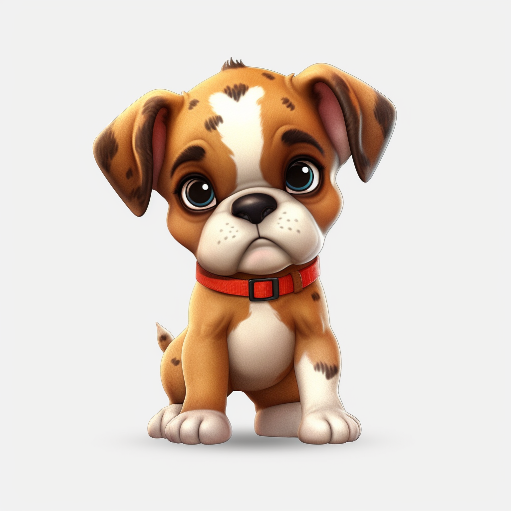 boxer puppy cliparts