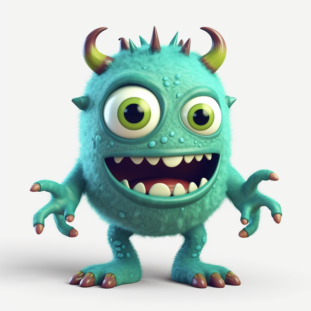 animated monsters cliparts