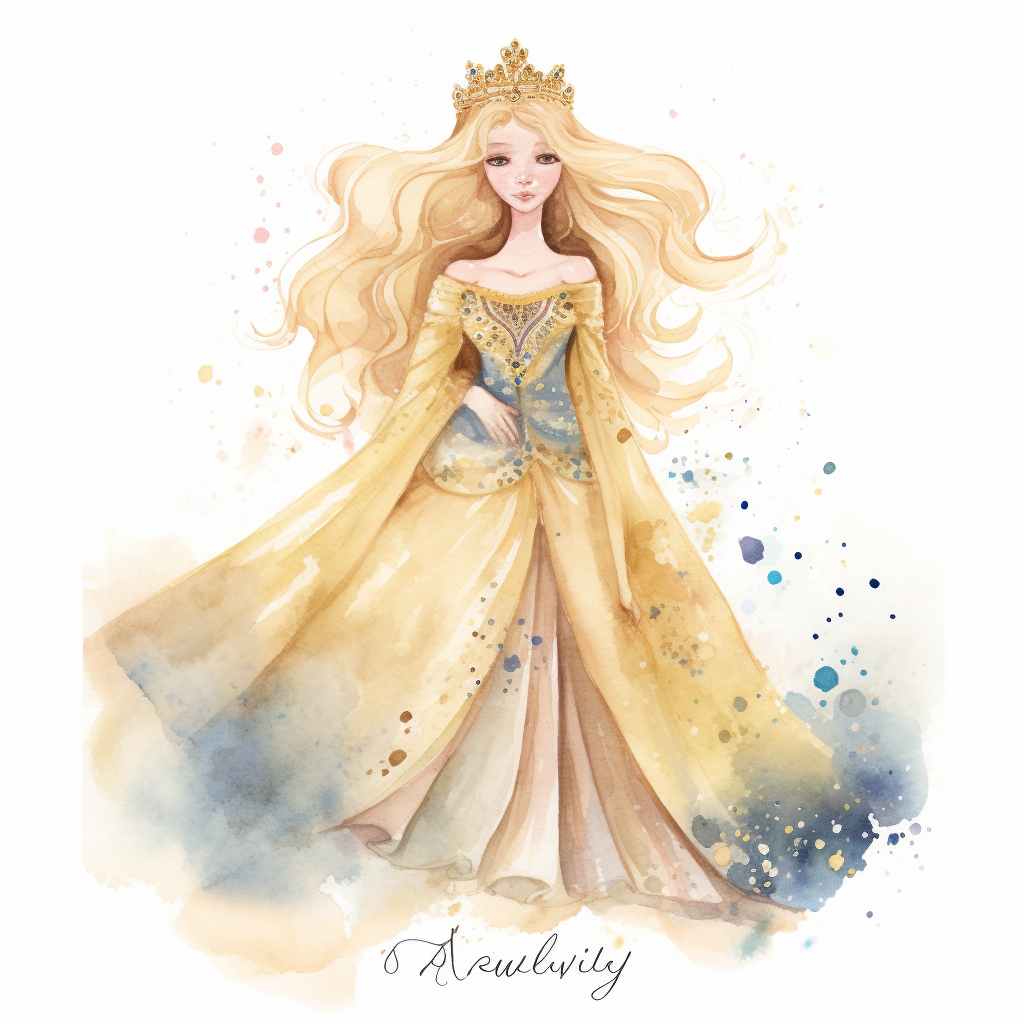 large princess cliparts