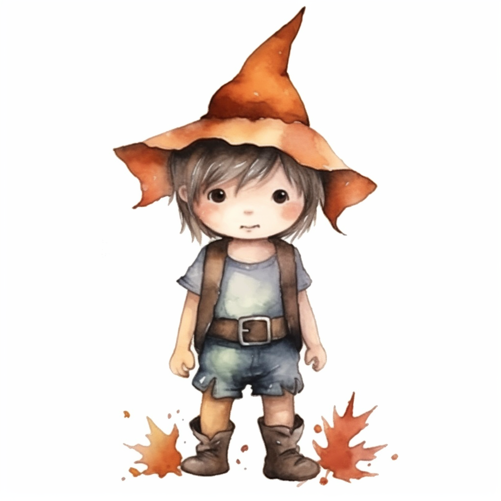 kids halloween clipart