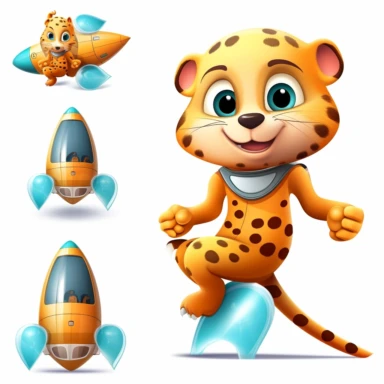 Vector Rocket the Racing Cheetah Graphics sticker 3D set, Clipart ,Emotion Happiness or joy ,Emotion Friendliness or confidence ,EmotionDelight or cheerfulness ,Emotion Infatuation or romantic love ,Emotion Laughter or humor ,Emotion Sadness or sorrow ,Emotion Anger or frustration ,Emotion Coolness or confidence ,Emotion Fun or enjoyment ,EmotionShock or surprise