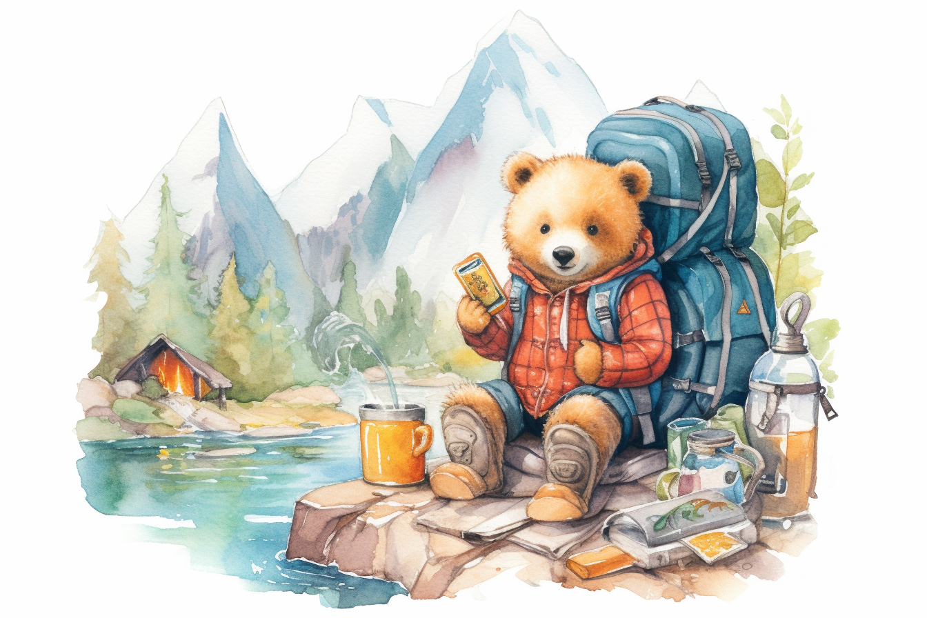 adventure camp cliparts