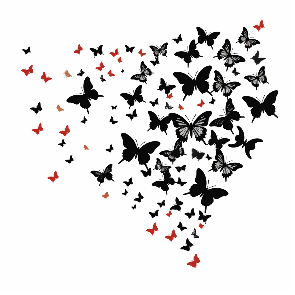heart silhouette cliparts