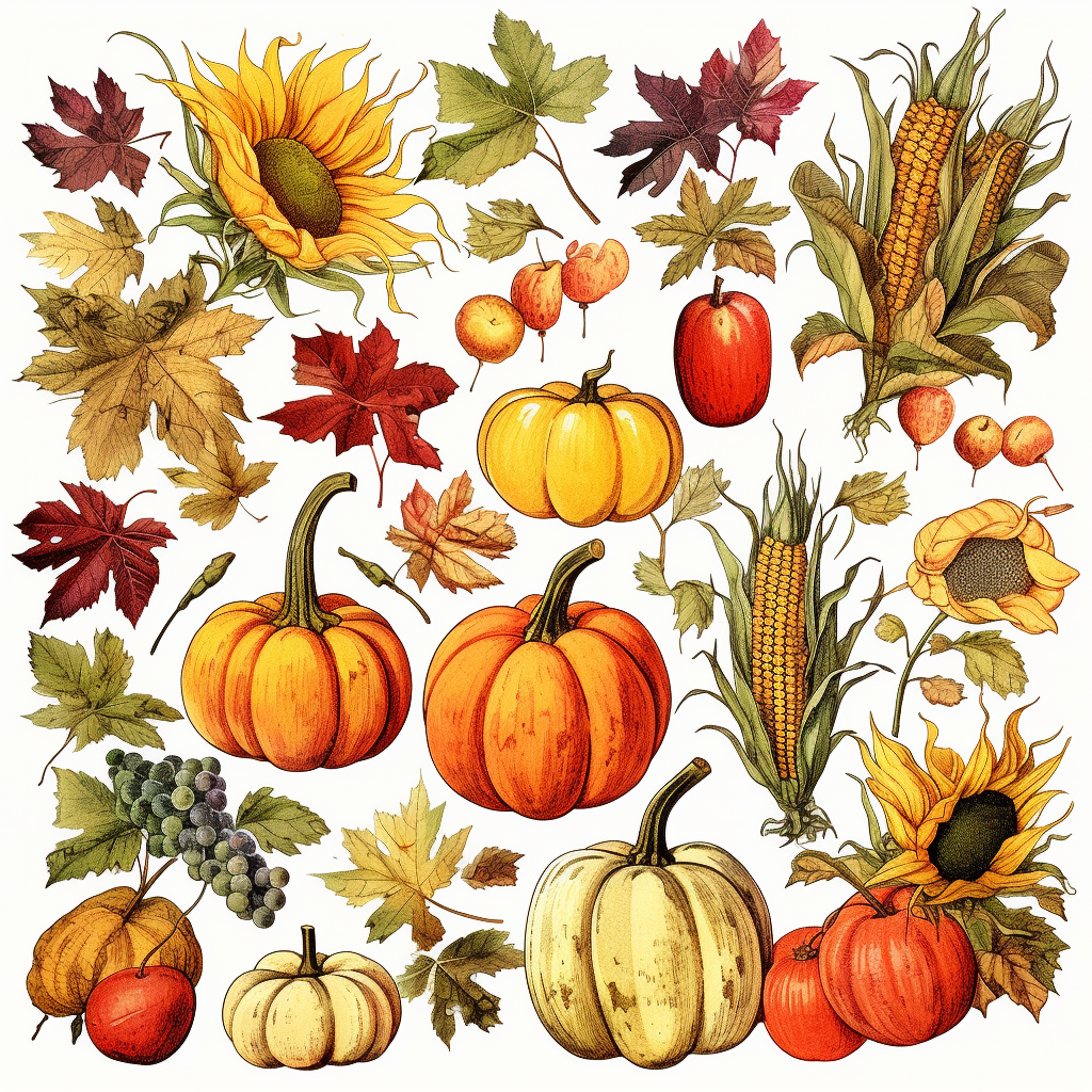 harvest background cliparts