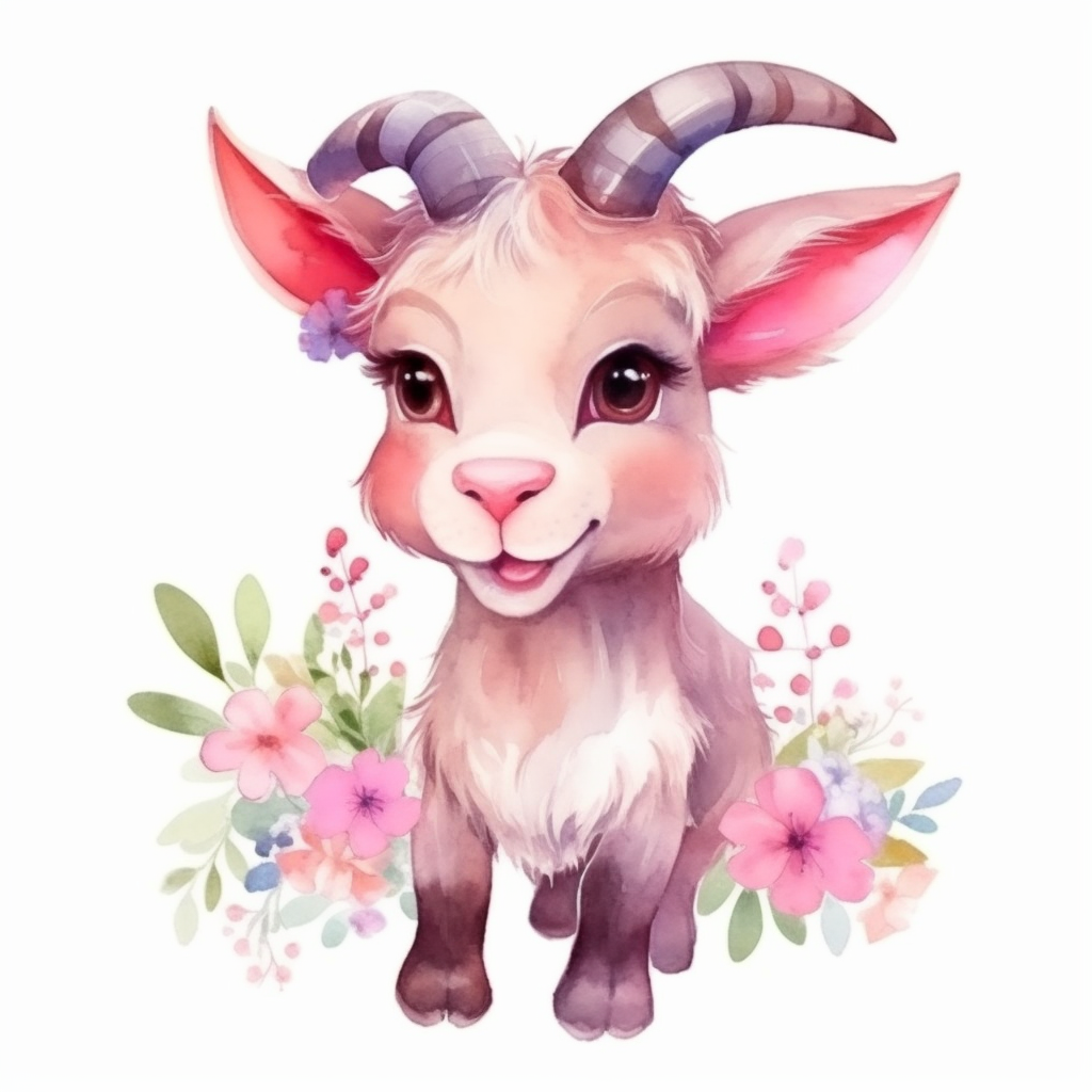 goat face cliparts