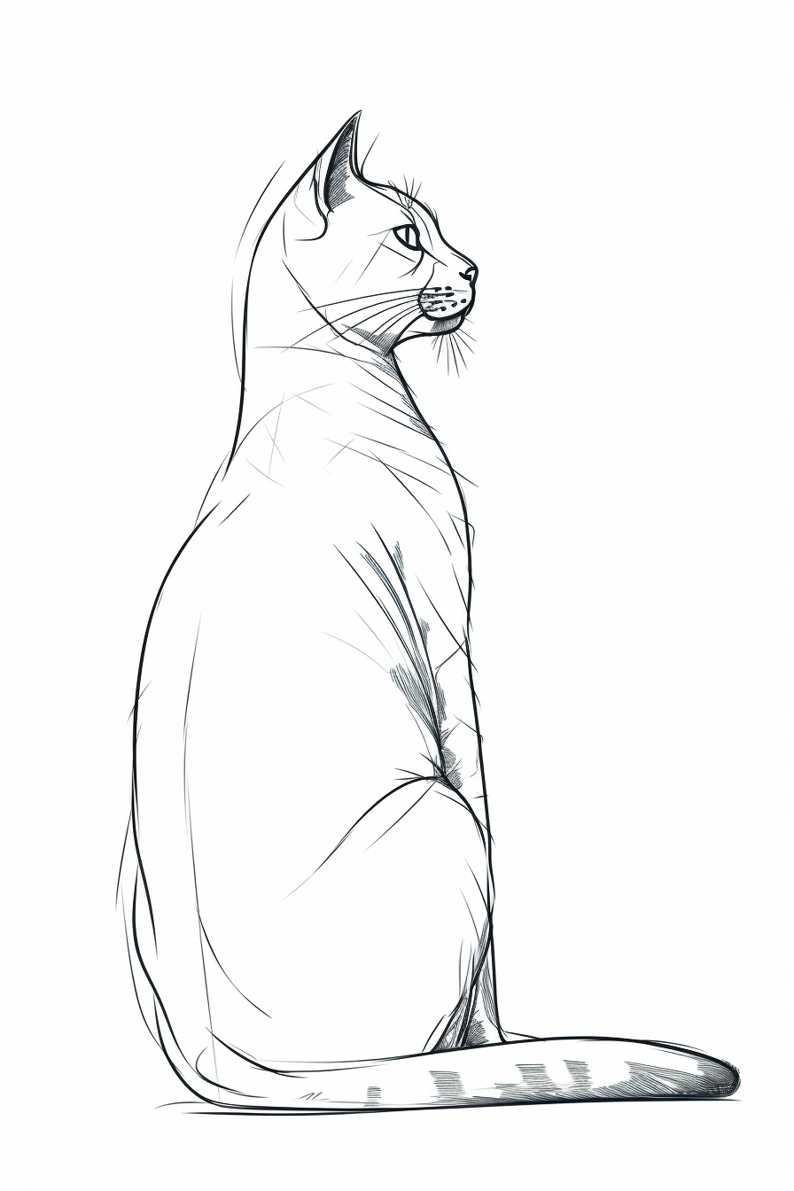 cat profile cliparts