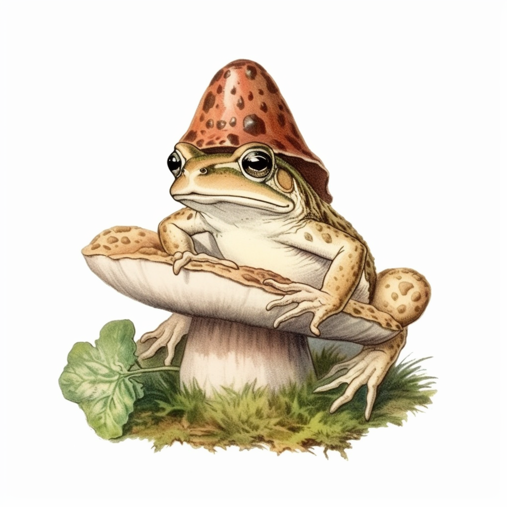 frog and toad clipart