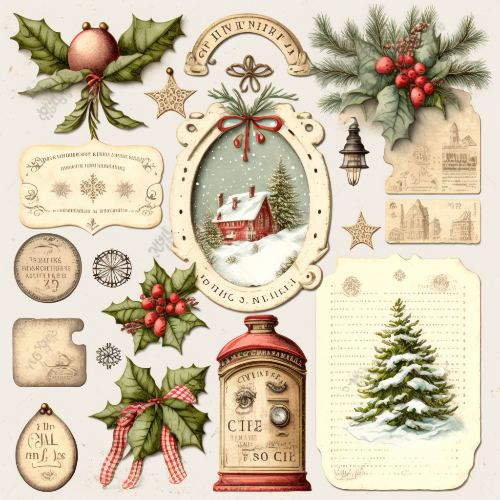 number cliparts christmas