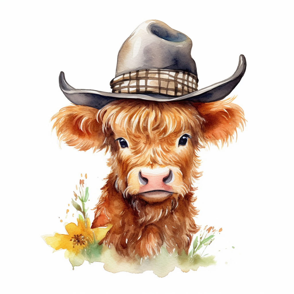 baby cowboy clipart